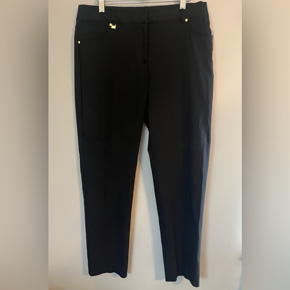 NWT Kaari Blue Dress Ankle Pants Black Size 10 - Picture 1 of 10